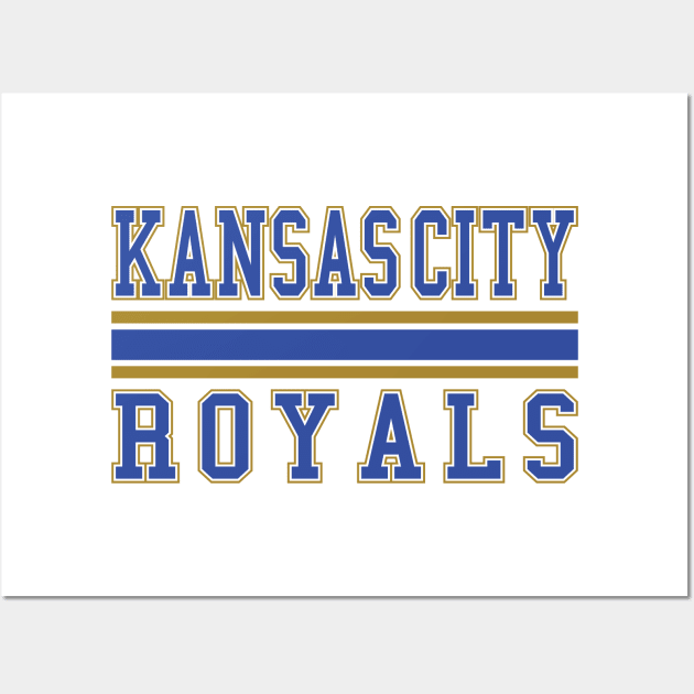 Kansas City Royals Baseball Wall Art by Cemploex_Art